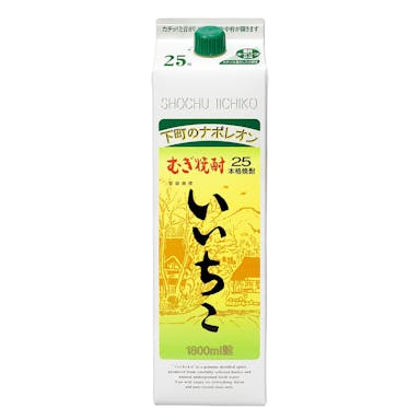 いいちこ 麦 25度 パック 1800ml【別送品】