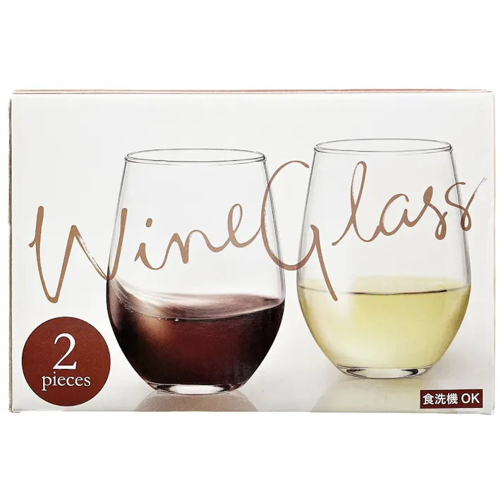 カジュアルワイングラス 2個セット 325ml