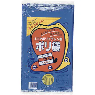 【CAINZ-DASH】住化積水フィルム 70型ポリ袋 青 #6-1 N-9751【別送品】