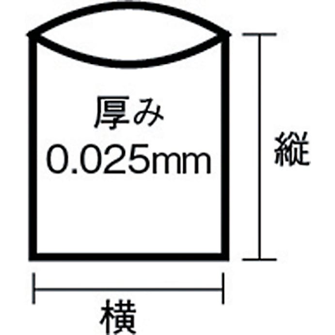 【CAINZ-DASH】住化積水フィルム ２０型ポリ袋　透明　＃８ N-9638【別送品】