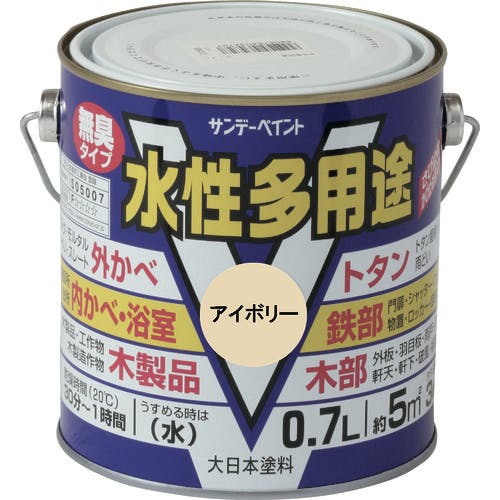 サンデーペイント 水性多用途 赤 700M 23K22 建物用塗料(水性) サンデーペイント 水性多用途 赤 700M 23K22 建物用塗料(水性)