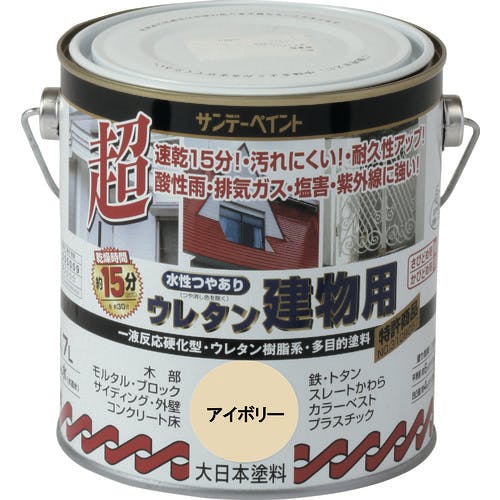 サンデーペイント 水性つや有りウレタン建物用 空色 700M 23MF2 建物用塗料(水性) サンデーペイント 水性つや有りウレタン建物用 空色 700M 23MF2 建物用塗料(水性)