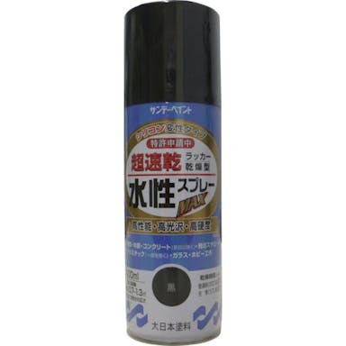 【CAINZ-DASH】サンデーペイント 水性ラッカースプレーＭＡＸ　４００ｍｌ　グレー 262212【別送品】