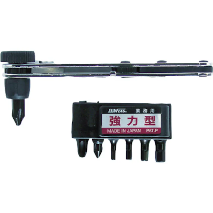 【CAINZ-DASH】新亀製作所 オフセットラチェット8ピース 777-WH8【別送品】