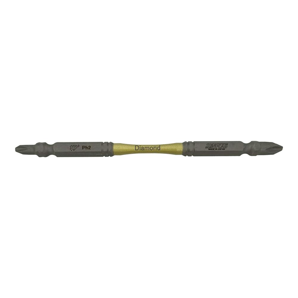 SUNFLAG ダイヤモンド強鉄ビット 細太コンビヘッド ＋2×125mm TDS-2125