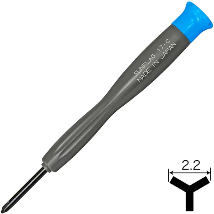 【CAINZ-DASH】新亀製作所 携帯電話用ドライバー 3角割 Y型 NO17C【別送品】