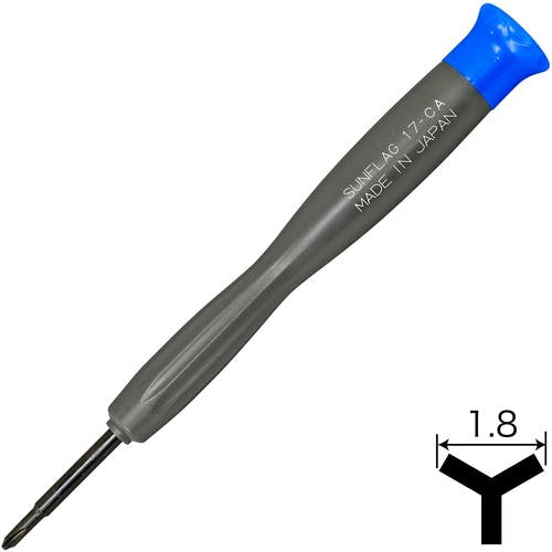 新亀製作所 特殊精密ドライバー Y型1.8mm NO17-CA 精密ドライバー 新亀製作所 特殊精密ドライバー Y型1.8mm NO17-CA 精密ドライバー