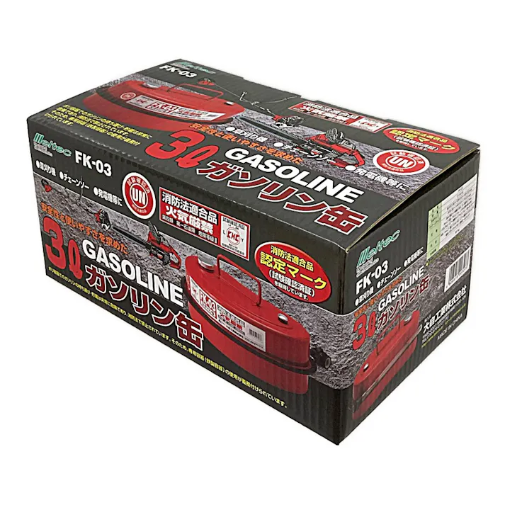 メルテック ガソリン携行缶 3L FK-03