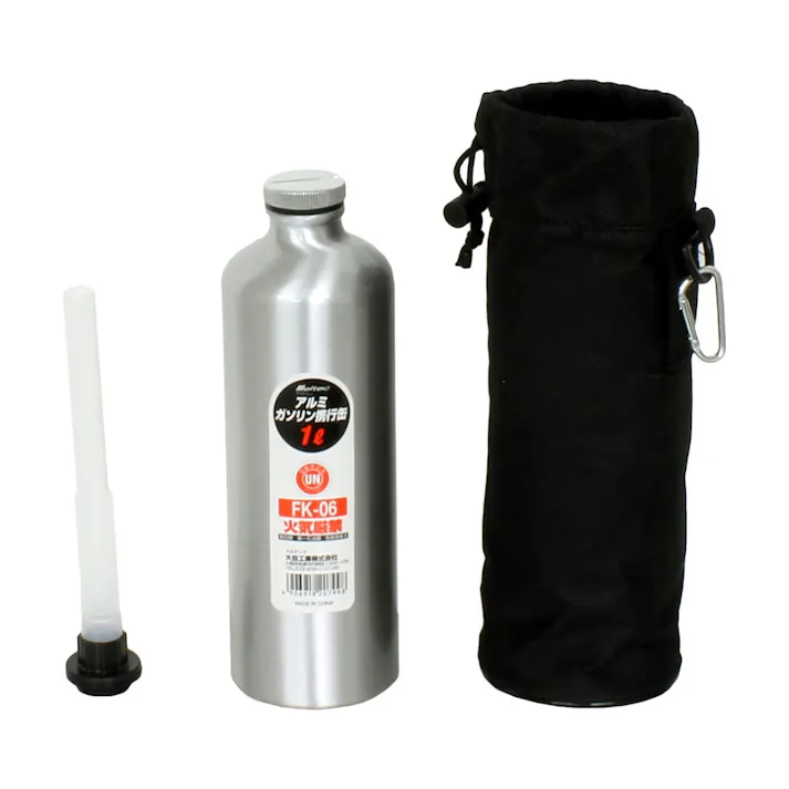 メルテック ガソリンアルミボトル缶 1L FK-06