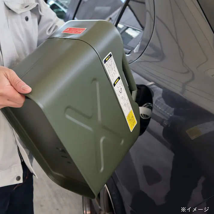 メルテック ガソリン携行缶 縦型 FK-10C 10L