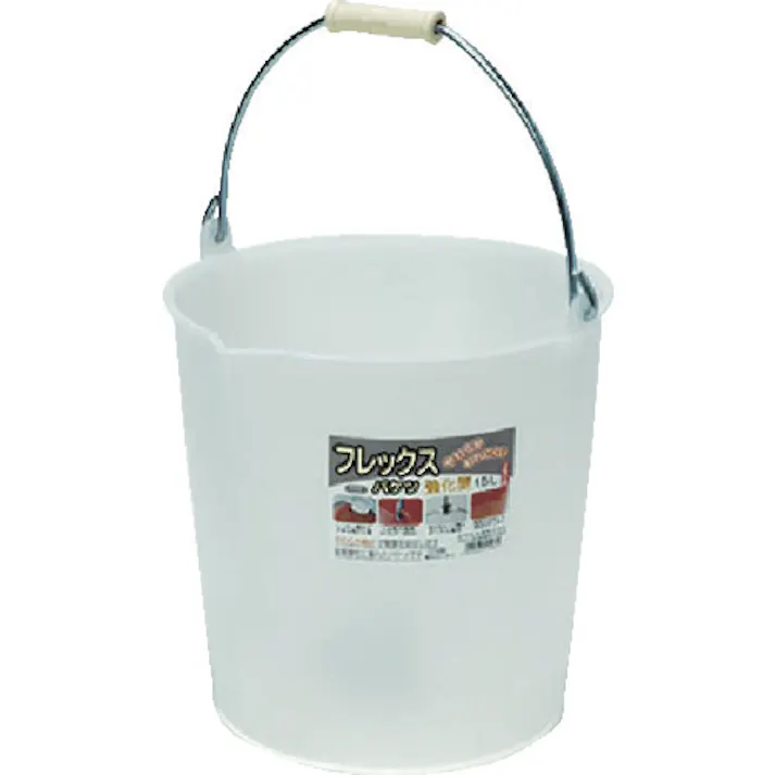 【CAINZ-DASH】田中工業 フレックスバケツ 15L クリア FB-15C【別送品】