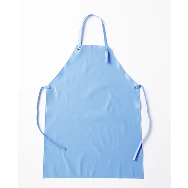 【CAINZ-DASH】東和コーポレーション エプロン 耐油ウレタンエプロン ブルー 029【別送品】