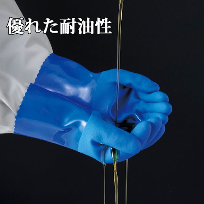 【CAINZ-DASH】東和コーポレーション 塩化ビニール手袋　ニュー耐油３双組　Ｌ　（３双入） 068-L【別送品】
