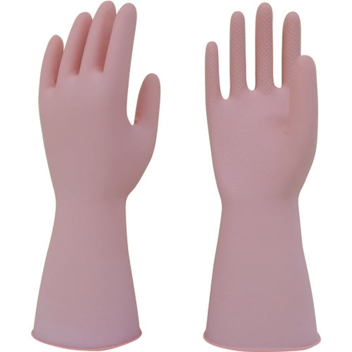 【CAINZ-DASH】東和コーポレーション 天然ゴム手袋　天然ゴムうす手　ピンク　Ｓ 217-S【別送品】