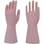 【CAINZ-DASH】東和コーポレーション 天然ゴム手袋　天然ゴムうす手　ピンク　Ｍ 217-M【別送品】