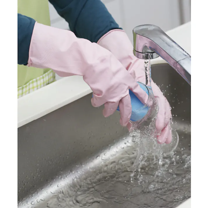 【CAINZ-DASH】東和コーポレーション 天然ゴム手袋 天然ゴム中あつ手 ピンク M 228-M【別送品】