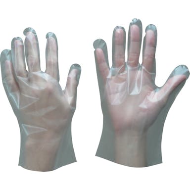 【CAINZ-DASH】東和コーポレーション 使い捨て手袋　ポリエチレン手袋　内エンボス　Ｌ　（１００枚入） 409-L【別送品】