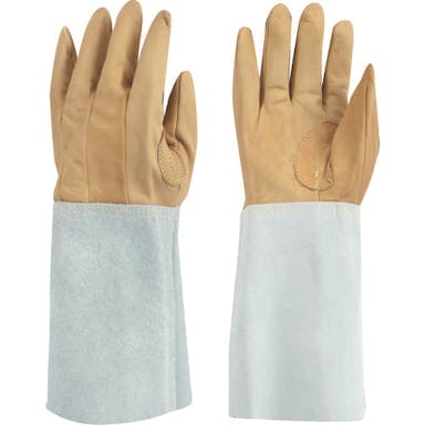【CAINZ-DASH】東和コーポレーション 溶接用手袋　牛表革５本指　Ｗ－１１５ 461【別送品】