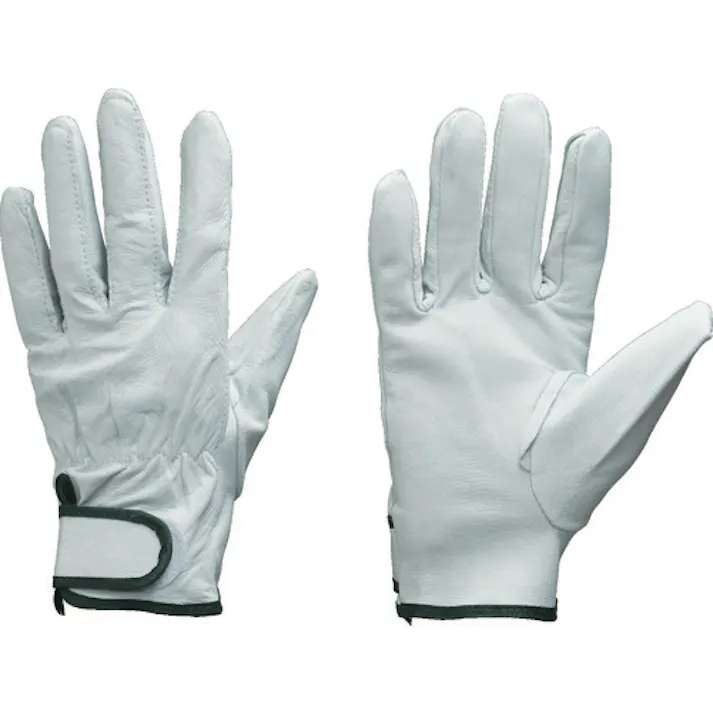 【CAINZ-DASH】東和コーポレーション 豚表革手袋 クレストマジックテープ付 M 486-M【別送品】