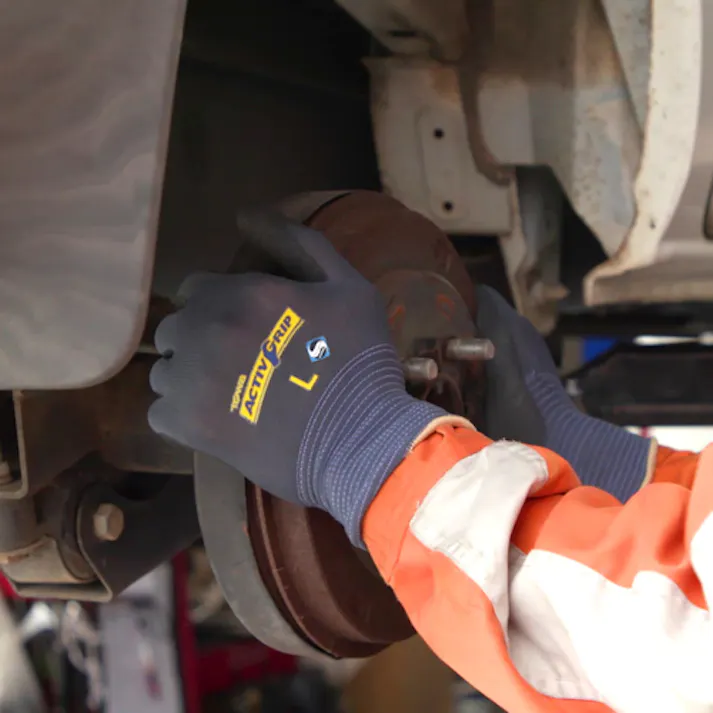 【CAINZ-DASH】東和コーポレーション まとめ買い ニトリル背抜き手袋 アクティブグリップ M (3双入) 583-M【別送品】