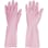 【CAINZ-DASH】東和コーポレーション 塩化ビニール手袋　トワローブフルール中あつ手　ピンク　Ｍ 755-M【別送品】