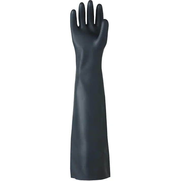 【CAINZ-DASH】東和コーポレーション 天然ゴム手袋 ブラスト用手袋フランジ無 右手 827【別送品】