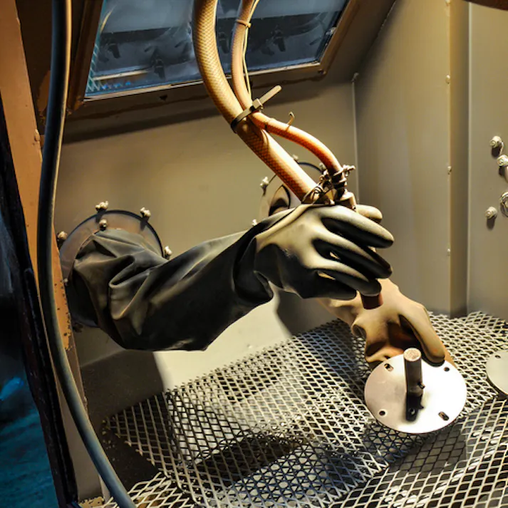 【CAINZ-DASH】東和コーポレーション 天然ゴム手袋 ブラスト用手袋フランジ無 左手 828【別送品】