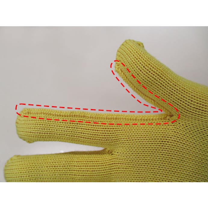 【CAINZ-DASH】東和コーポレーション 耐切創手袋　アラミド手袋７Ｇ　Ｍ　（１０双入） 495-M【別送品】