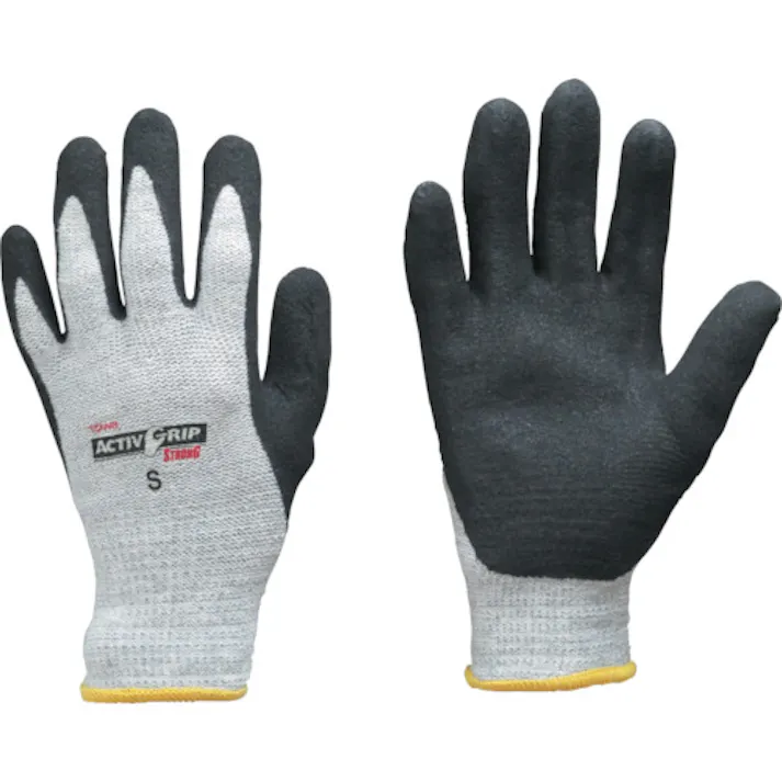 【CAINZ-DASH】東和コーポレーション ニトリル背抜き手袋 アクティブグリップストロング S 523-S【別送品】