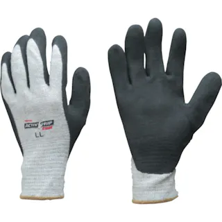 【CAINZ-DASH】東和コーポレーション ニトリル背抜き手袋 アクティブグリップストロング LL 523-LL【別送品】