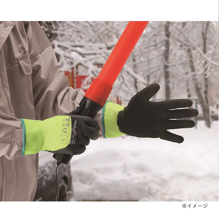 防寒手袋 パワーグラブ Thermo 3/4 8/M イエロー PG-346 Mサイズ