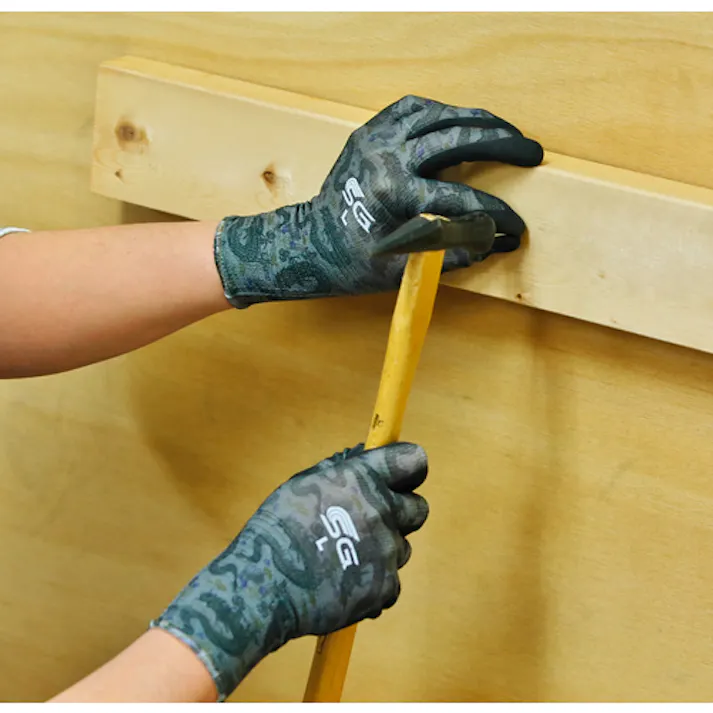 【CAINZ-DASH】東和コーポレーション ニトリル背抜き手袋 SG-A047 ドラゴングレー LL SG-A047-LL【別送品】