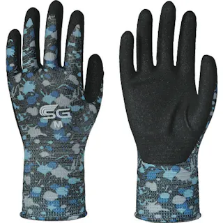 【CAINZ-DASH】東和コーポレーション ニトリル背抜き手袋 SG-A025 ペイントブラック M SG-A025-M【別送品】