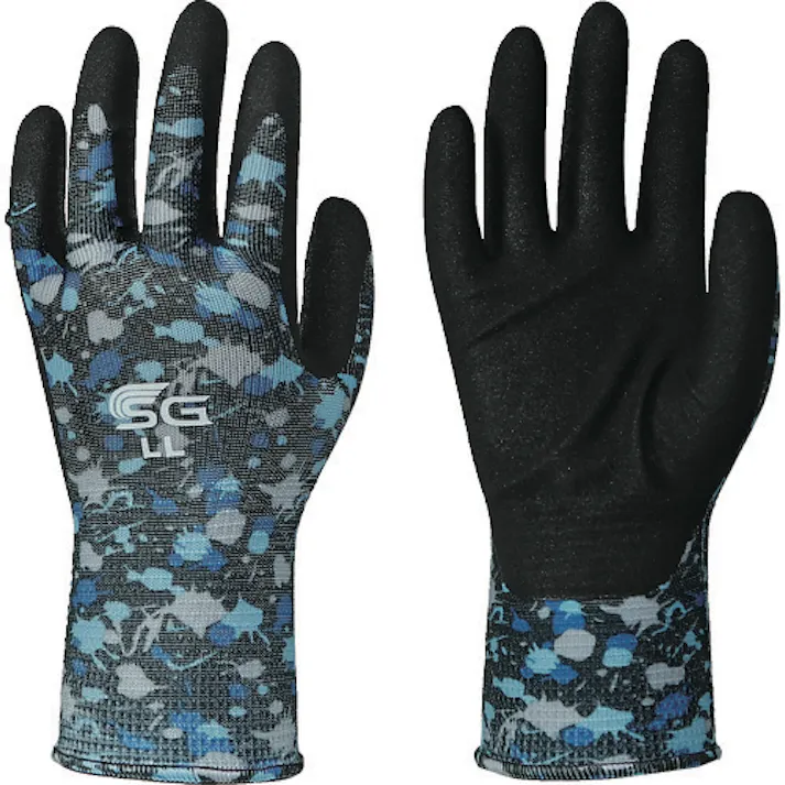 【CAINZ-DASH】東和コーポレーション ニトリル背抜き手袋 SG-A025 ペイントブラック LL SG-A025-LL【別送品】