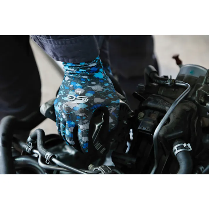 【CAINZ-DASH】東和コーポレーション ニトリル背抜き手袋 SG-A025 ペイントブラック LL SG-A025-LL【別送品】