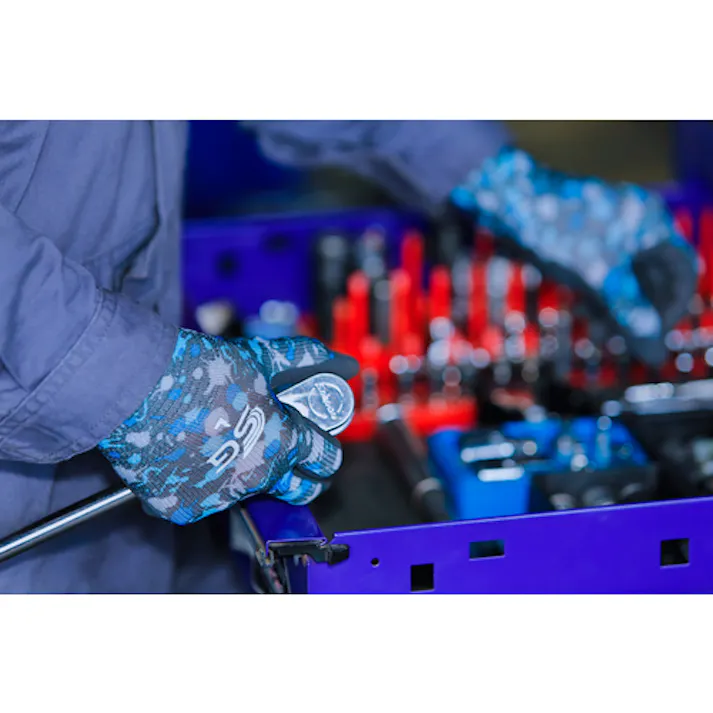 【CAINZ-DASH】東和コーポレーション ニトリル背抜き手袋 SG-A025 ペイントブラック LL SG-A025-LL【別送品】