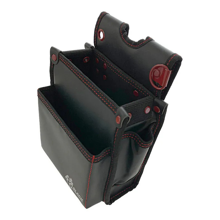 侍BLACK 薄型電工腰袋 2段 SRBT-12 806024064