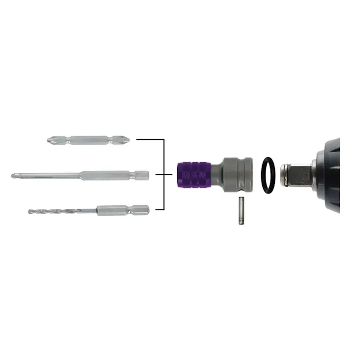 EARTH MAN インパクトレンチ用 六角軸アダプター IWAD-4H