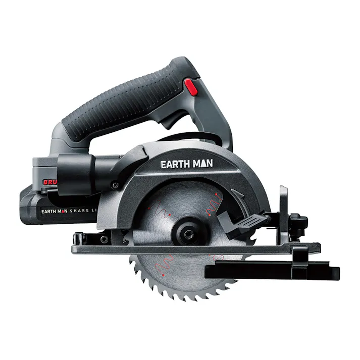 EARTH MAN 充電式ブラシレス丸鋸 125mm 18V SL-BDM125-AS