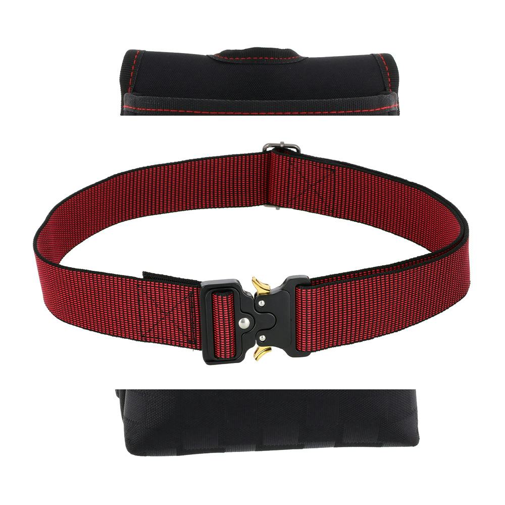 アルミスムーズワンタッチベルトタフ 48mm BLACK/RED | 作業工具・作業