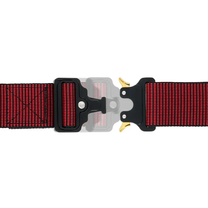 アルミスムーズワンタッチベルトタフ 48mm BLACK/RED