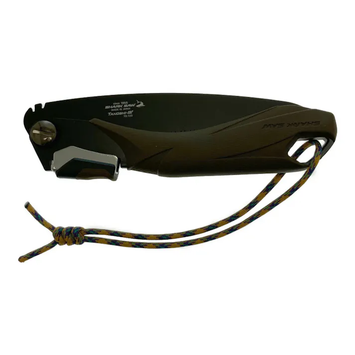 シャークソー 愉し火 焚き火鋸 180mm オリーブ