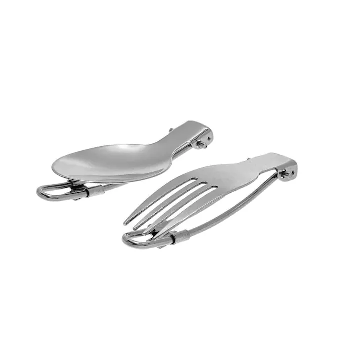 FOLRING SPOON&FORK カトラリーセット(折りたたみスプーン&フォーク) 収納袋付き