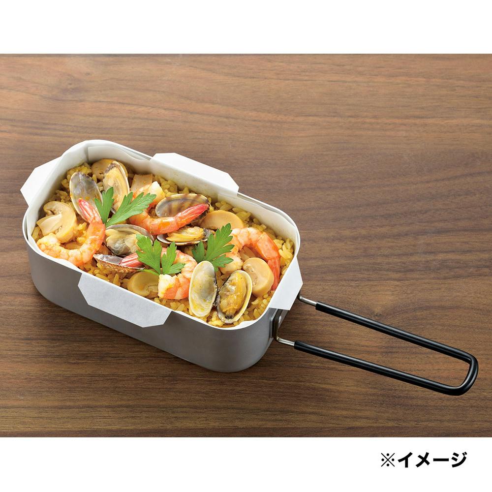 MESS TIN LINER メスティン調理用クッキングシート 2合用 15枚