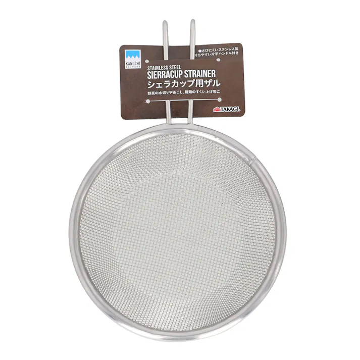 KANUCHI STAINLESS STEEL SIERRACUP STRAINER シェラカップ用ザル