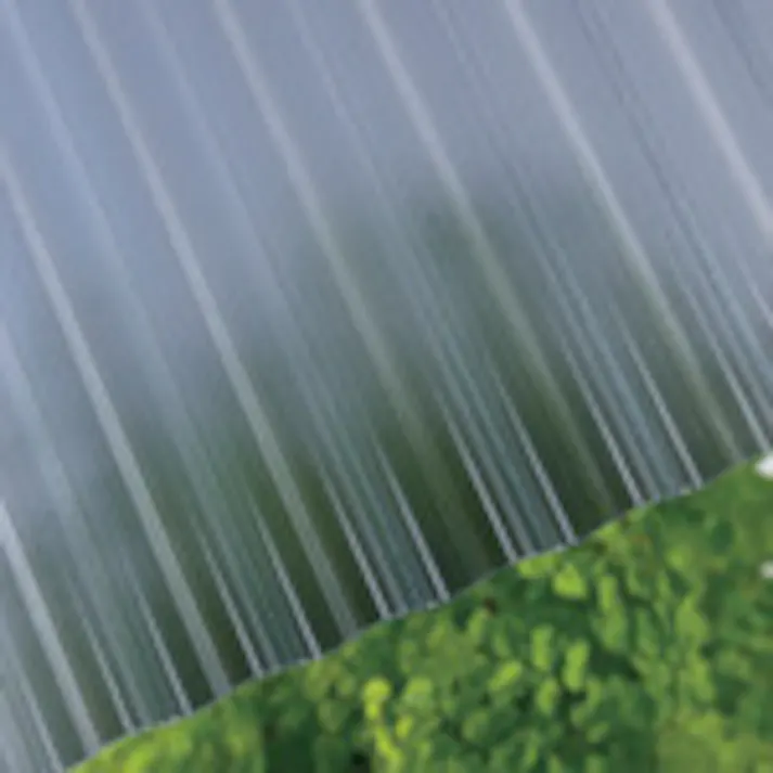 【CAINZ-DASH】タキロンシーアイプラス ポリカ波板熱線カット 32波 6尺 4550ブルースモークマット 235655【別送品】