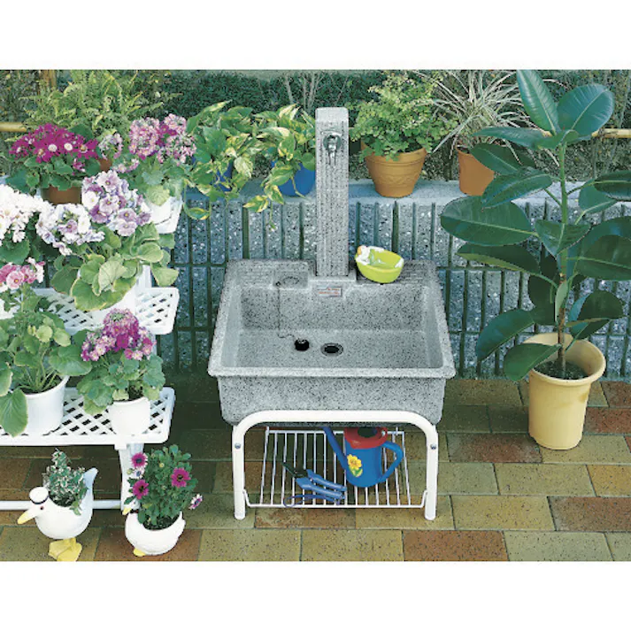 【CAINZ-DASH】タキロンシーアイプラス レジコン製水栓柱 下出し DVS-10 290241【別送品】