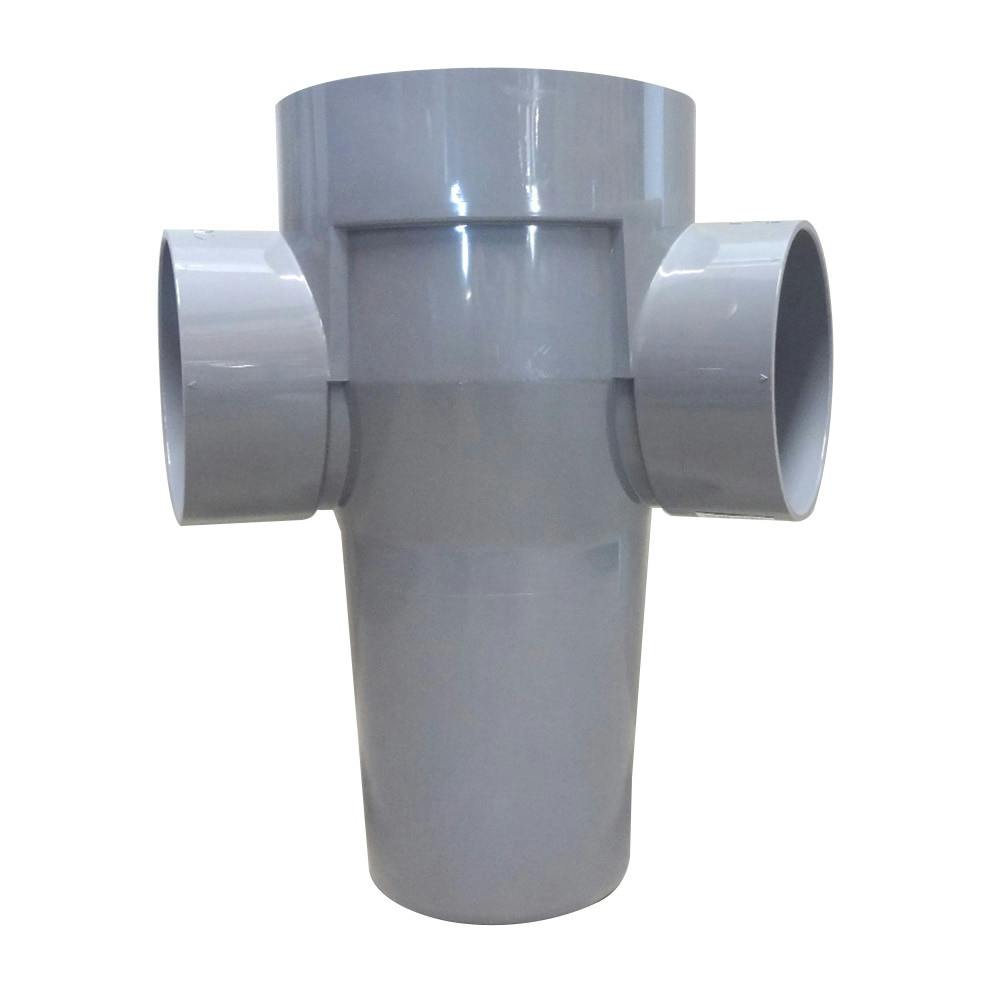 塩ビ製雨水ます 45度曲り 100-150