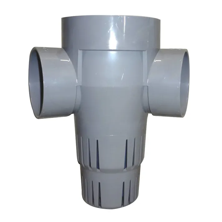 塩ビ製雨水浸透ます 45度曲り 100-150