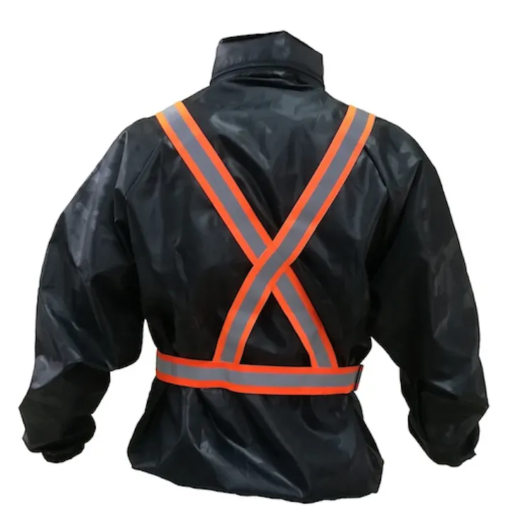 【CAINZ-DASH】富士手袋工業 伸縮安全テープベスト 蛍光オレンジ 8270-OR【別送品】